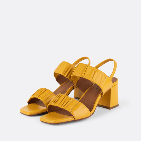 Ruched Strap Sandals